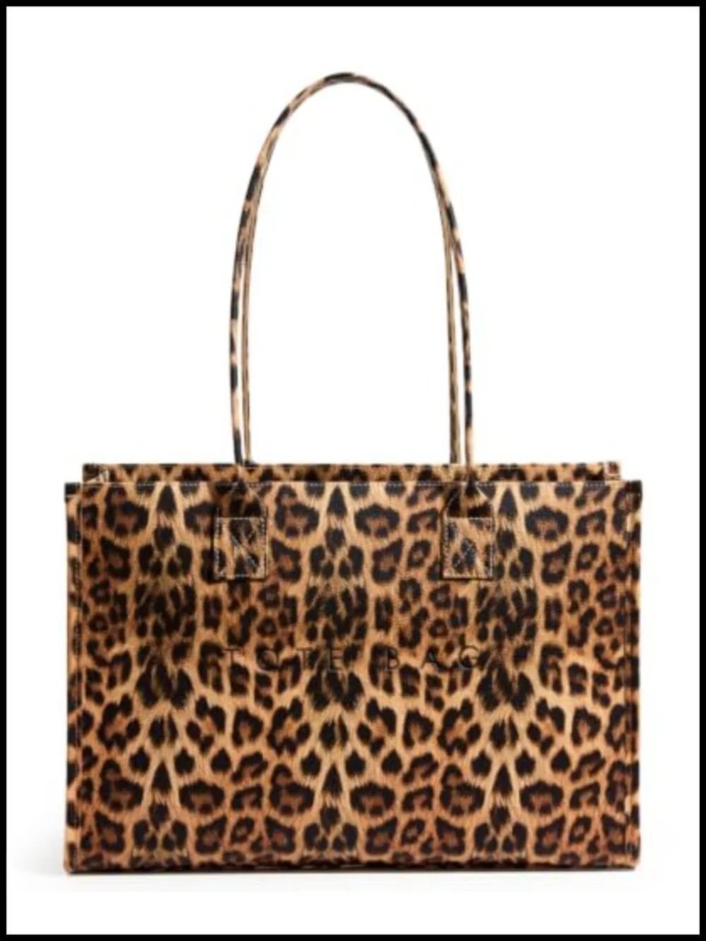 Oversize PU Leather Tote Bag Weekender Shopper Handbag Top Handle